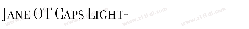 Jane OT Caps Light字体转换